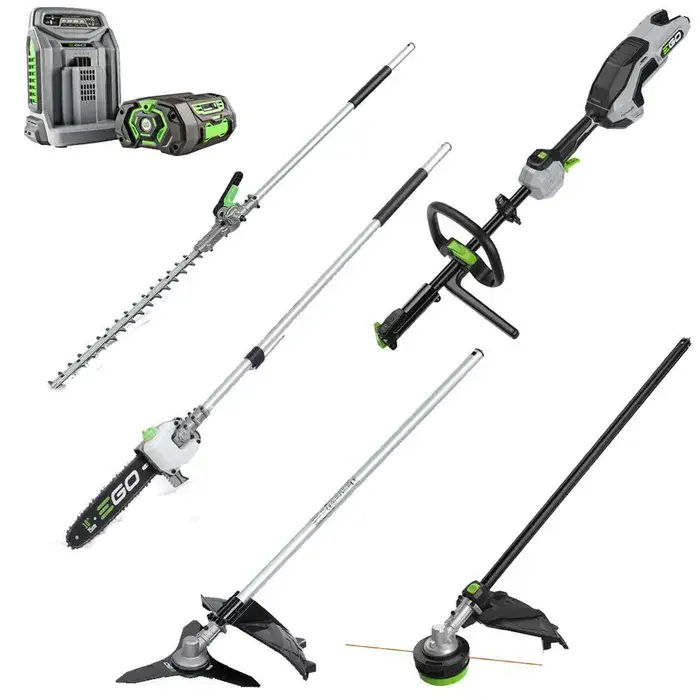 מכסחת דשא נטענת 56V נסיעה עצמית 52 ס";מ + סוללה 7.5Ah + מטען מהיר LM2135E-SP +סט קומבי 56V קרבון פייבר MHBC1204E + מפוח LB5800E+ תיק נשיאה למולטיטול EGO