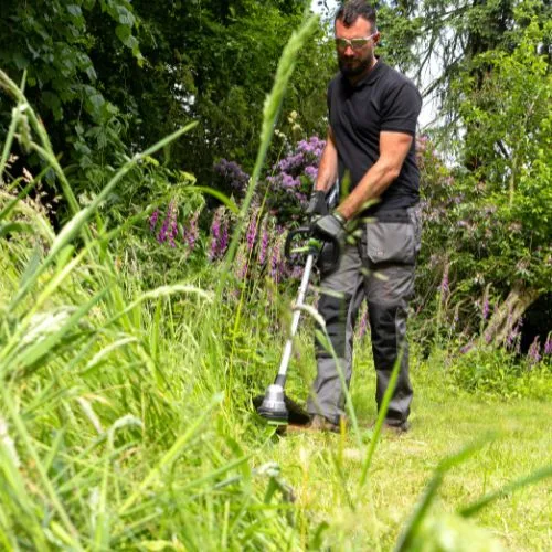 חרמש נטען עם מוט טלסקופי 35 ס";מ - Brushless 56V + סוללה 2.5Ah + מטען (קיט) EGO