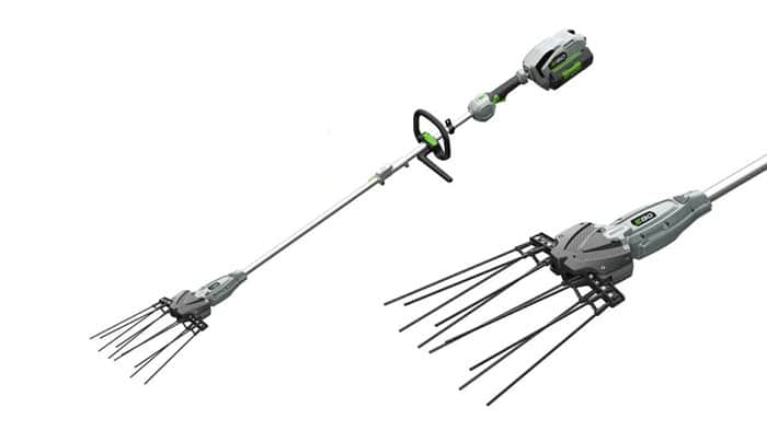 סט קומבי מולטיטול ראש מנוע קרבון פייבר 56V + ראש מנערת זיתים + סוללה 6.0Ah + מטען מהיר EGO