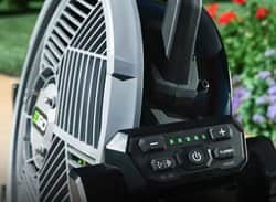 מאוורר /מערפל מים 45 ס"מ נטען ונייד 56V + סוללה 2.5Ah + מטען EGO