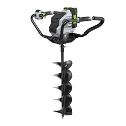ראש מנוע למקדח אדמה 56V Brushless + מקדח בקוטר 20 ס"מ + מוט מאריך 50 ס"מ EGO