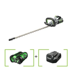 גוזם גדר חיה 61 ס"מ ("24) 56V Brushless + סוללה 2.5Ah +מטען EGO