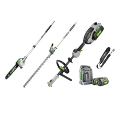 סט קומבי מולטיטול - ראש מנוע 56V Brushless קרבון פייבר +ראש מגזמת גובה + ראש מסור גבהים + סוללה 2.5Ah + מטען מהיר EGO