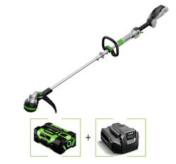 חרמש נטען עם מוט טלסקופי 35 ס"מ - Brushless 56V + סוללה 2.5Ah + מטען (קיט) EGO