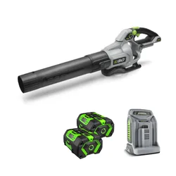 מפוח עלים יד נטען Brushless 56V + שתי סוללות 6.0Ah + מטען מהיר EGO