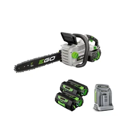 מסור שרשרת נטען "18 + שתי סוללות 2.5Ah + מטען מהיר EGO