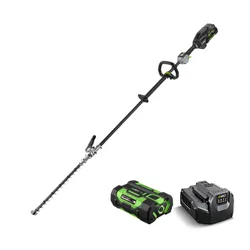 מגזמת גובה עם ראש מתכוונן סופר מקצועית 56V Brushless להבים 53 ס"מ+ סוללה 2.5Ah+ מטען EGO