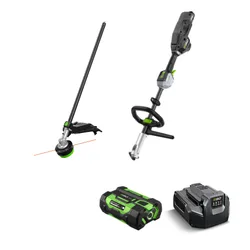 ראש מנוע 56V Brushless קרבון פייבר לקומבי מולטיטול + ראש חרמש עם טכנולוגיית ™Powerload + סוללה 2.5Ah +מטען EGO