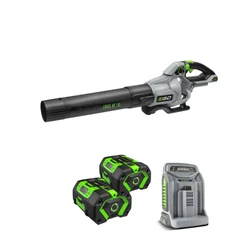 מפוח עלים 274 קמ״ש 1045 מ״ק/שעה 56V Brushless + שתי סוללות 6.0Ah + מטען מהיר EGO