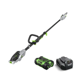 מסור גבהים טלסקופי Brushless 56V עד 4 מטר להב "10 + סוללה 2.5Ah + מטען EGO